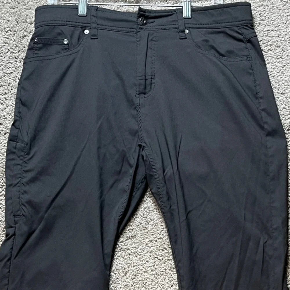 Gerry Outdoor Adventure Pants Mens 34x32 Gray Stretch Waistband 5-Pocket EUC